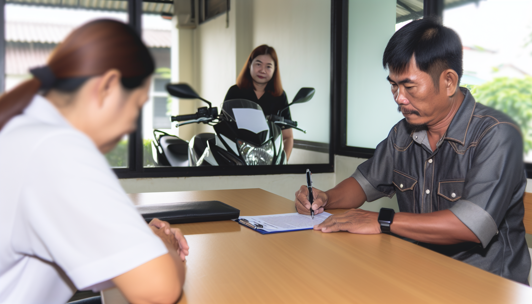 surat perjanjian over kredit motor