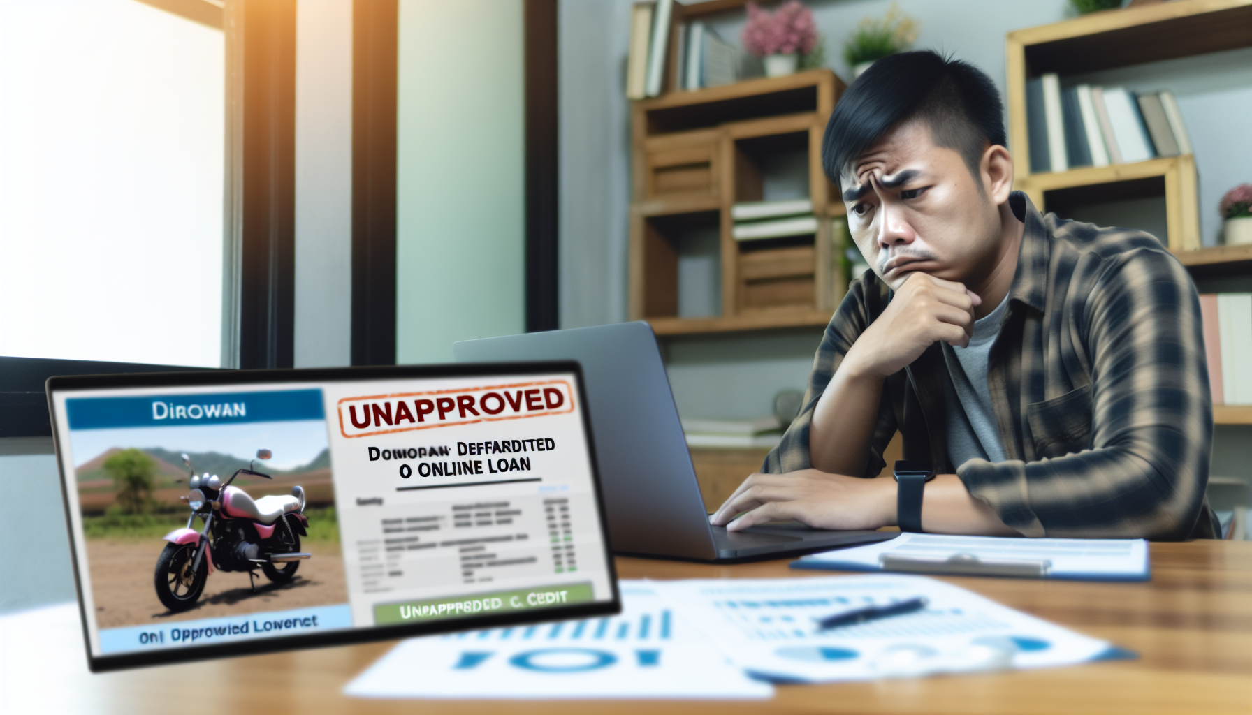 gagal bayar pinjol apakah bisa kredit motor