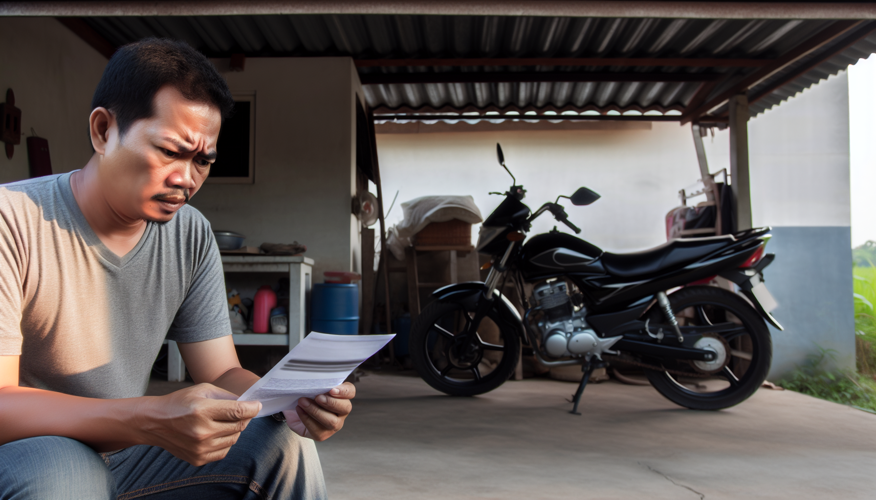 jika kredit motor tidak dibayar