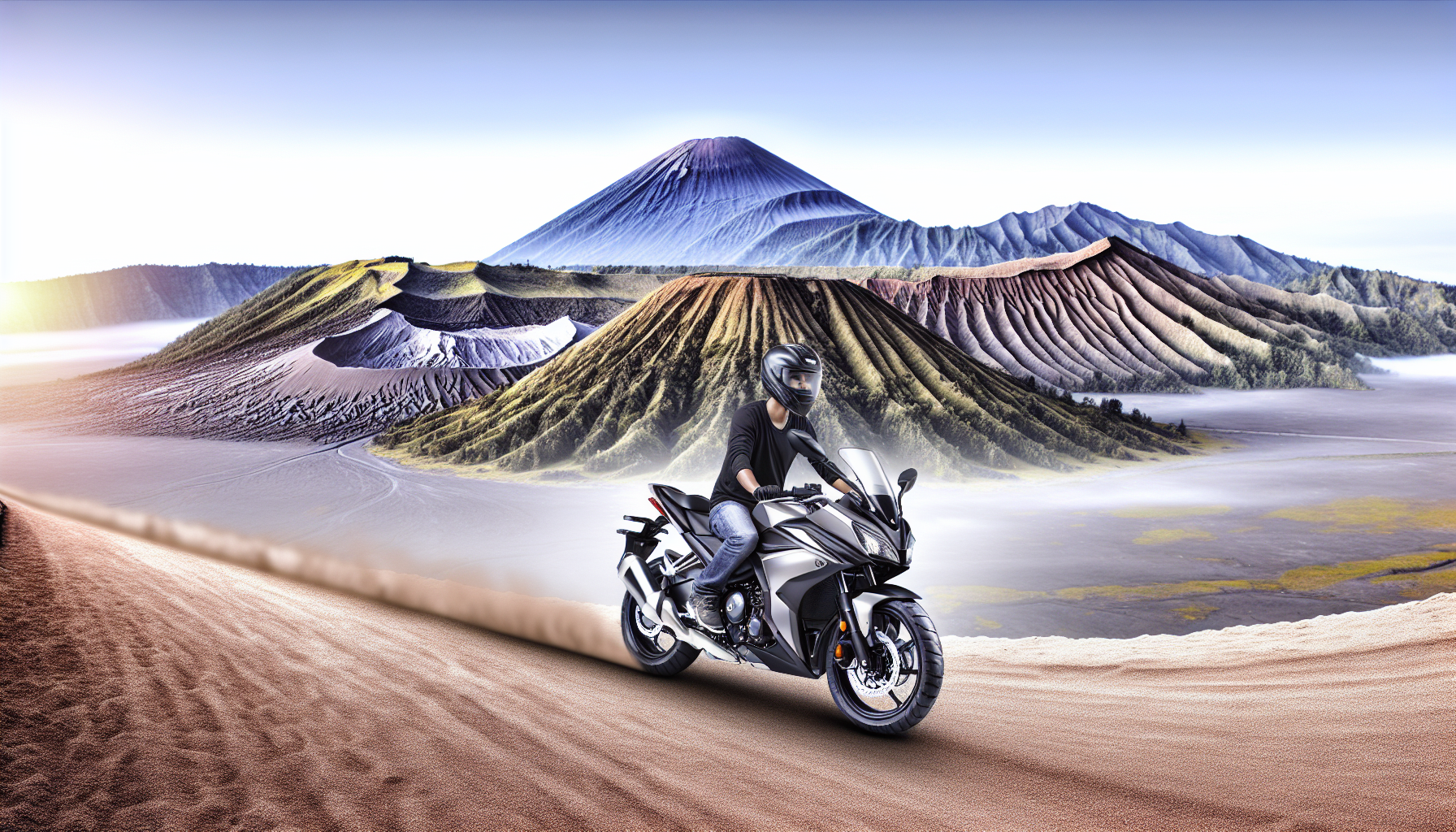 Classy Yamaha Taklukan Tanjakan Bromo