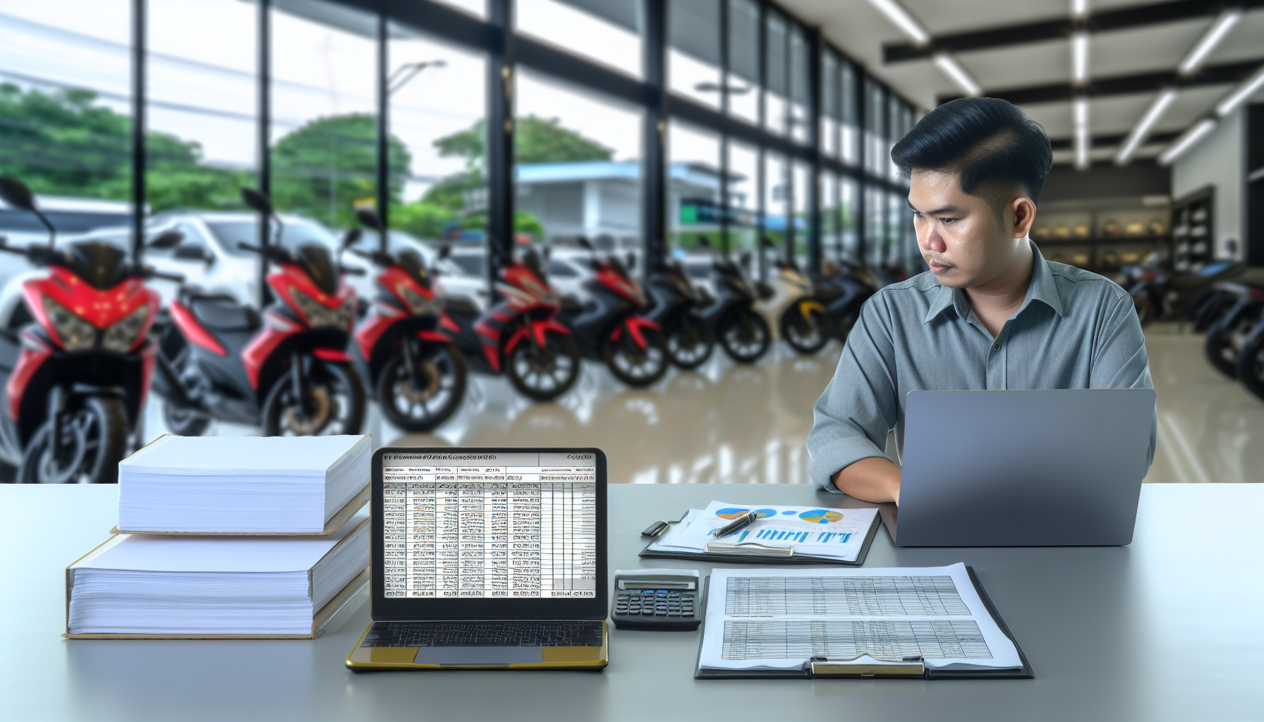 Contoh Format Nomor Sales Motor Profesional
