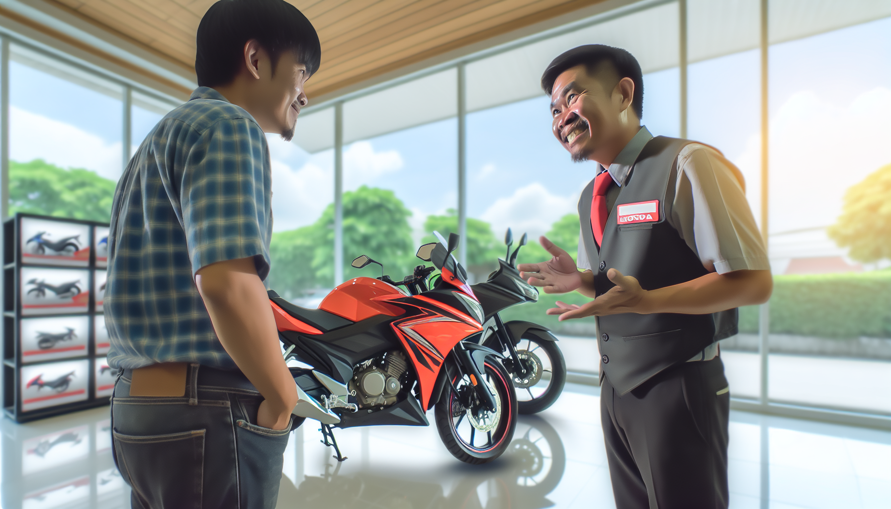 cara kerja sales motor honda